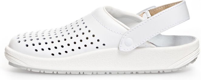 Abeba Berufsschuh Clog weiß 5300, OB, EU-Schuhgröße: 45