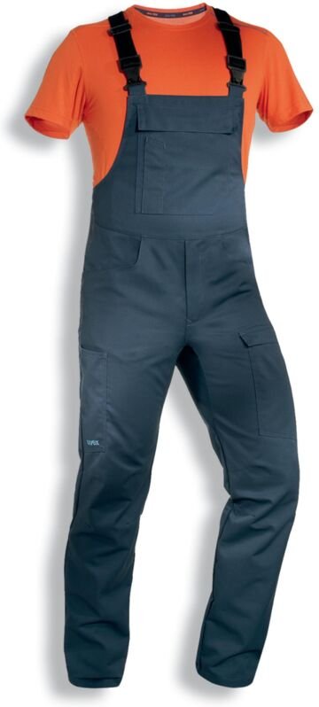 Uvex Suxxeed Basic 7452 Herren-Arbeitshose - Blaue Männer-Latzhose: 54