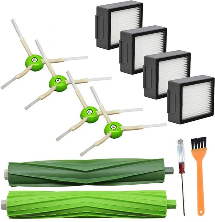 Hepa-Filter, Hauptseitenbürste für I7 Plus E7 E&I-Serie