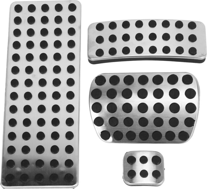 Ersatz-Pedalsatz für Mercedes-Benz W176 W245 Automatikgetriebe Edelstahl Brems-Gaspedal