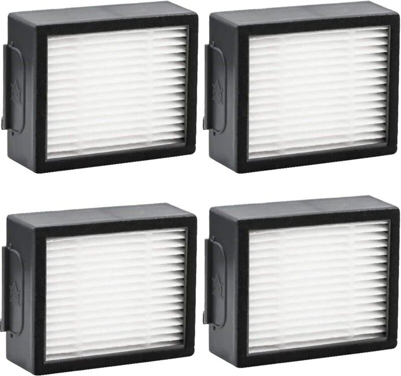 (4 Stück) Combo J7+ Ersatz-HEPA-Filter, kompatibel mit HEPA-Filterzubehör für iRobot Roomba Combo J7+/Combo J9+ Saugrobo...