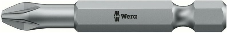 WERA 5060005001 Bit 855/4 TZ 1/4 Zoll PZD 1 Länge 50 mm Torsionszone, zähhart