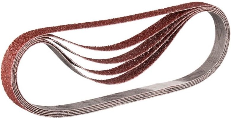 Schleifband 13 mm K80 5 Stück - P-43343 - Makita