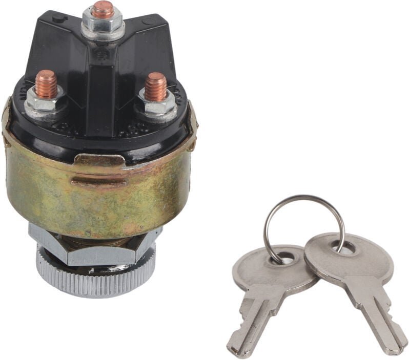 ZVD Metall-Zündschalter-Set, universeller Zündschlüsselschalter mit 2 Schlüsseln für LKW-Schloss, Auto-Sicherheitszubehö...