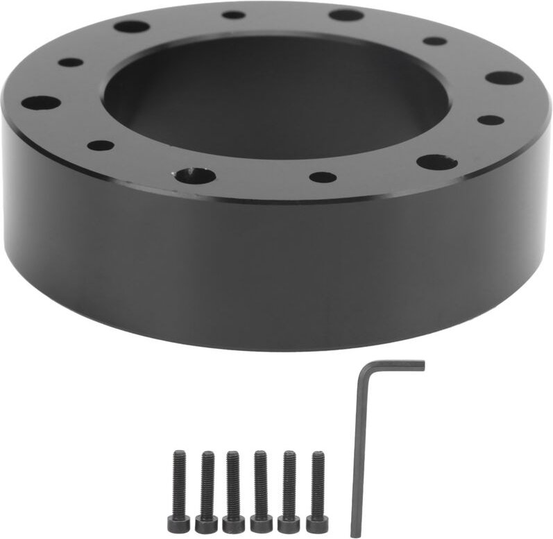 Lenkradnabenadapter, 1-Zoll-Lenkraddistanzstück, 6-Loch-Nabe aus Aluminiumlegierung, Adapter für verstärktes Lager