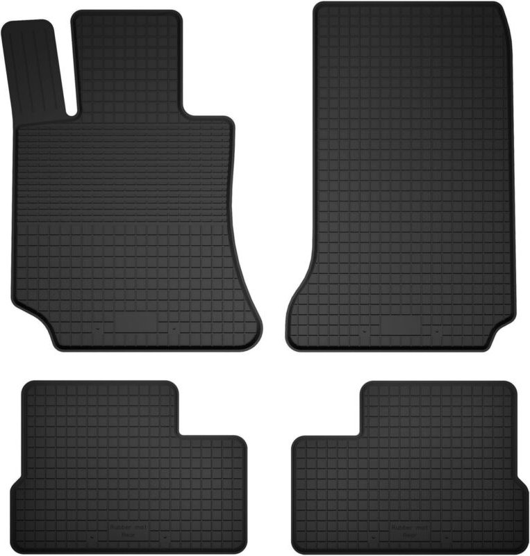 Gummi-Automatten, 4er-Set, Universalmodell: Mercedes C W204 Limousine, Kombi, Coupé (2007-2014)