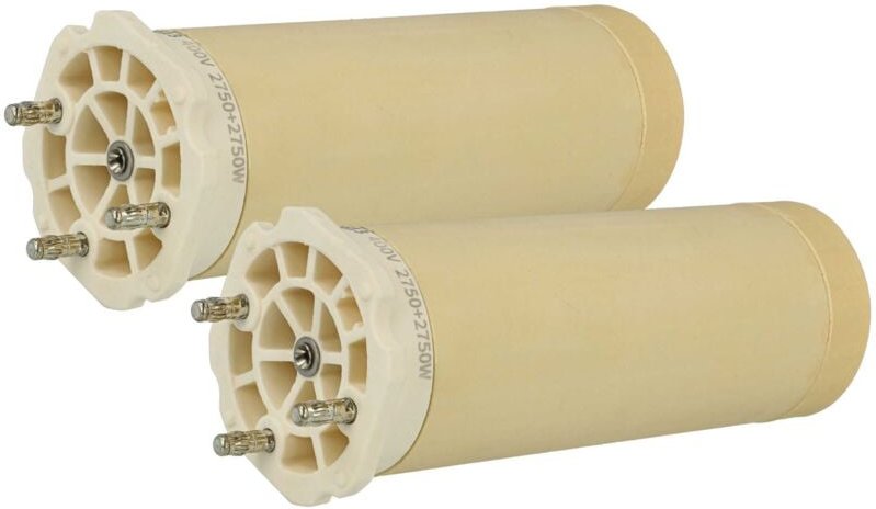 vhbw 2x Heizelement Ersatz für Leister 107.613, 107.612, 107.614 für Heißluftschweißpistole - 5500 W, Keramik Heizkern, ...