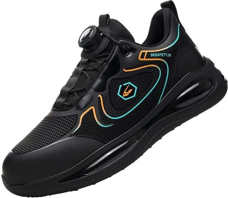 Sicherheitsschuhe, Herren-Arbeitsschuhe, Sicherheitsschuhe mit Drehknöpfen. Stoß- und durchtrittsichere Arbeitsschuhe fü...