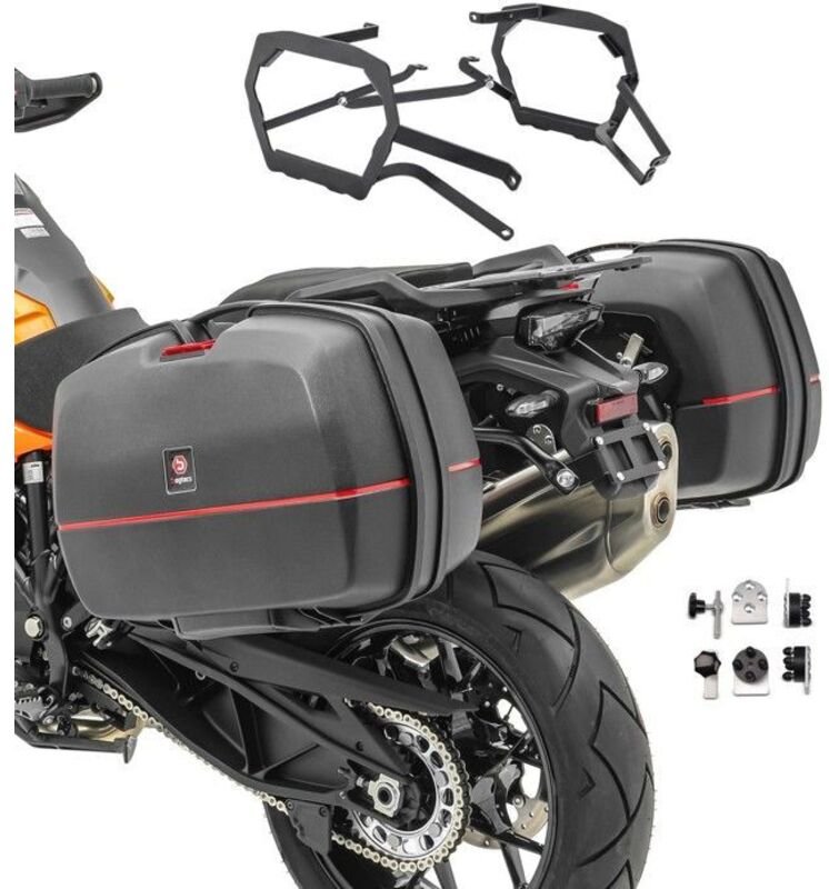 Seitenkoffer - Royal Enfield Himalayan 410 17-25 - 45 Liter - Wasserdicht - PPC Kunststoff