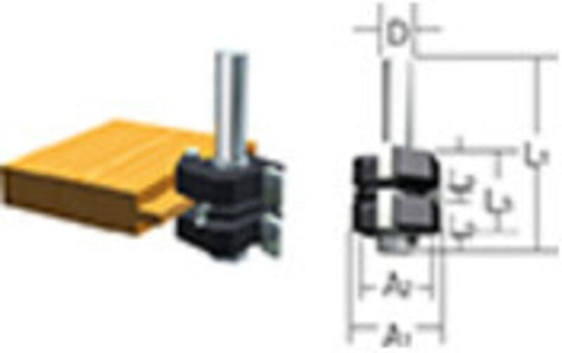 D-12027 Nut- und Federfräser (männlich) - Makita