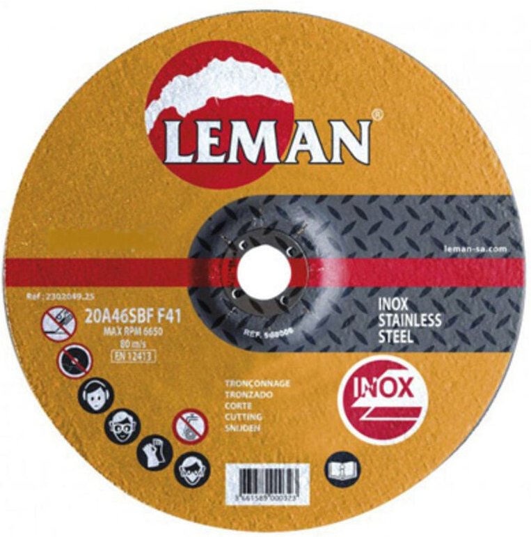 Edelstahl-Trennscheibe 125x1mm 1251049.25 Leman