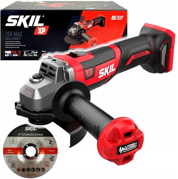 Skil 20V 3930 CB 125mm VRS Akku-Winkelschleifer (ohne Akku)