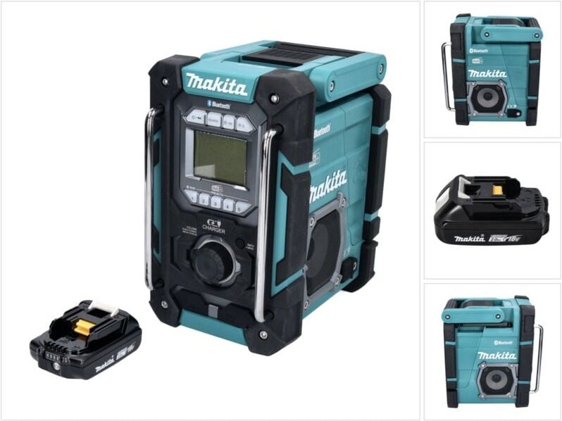 Makita DMR 301 A1 Akku Baustellenradio 12 V max. - 18 V DAB / DAB+ / Bluetooth + 1x Akku 2,0 Ah - ohne Ladegerät