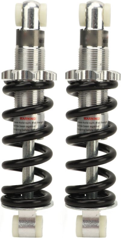 ACOGEDO 1 Paar Federbein-Stoßdämpfer 170mm 650lbs Stoßdämpferfeder für Mini Moto 47 49 ATV Pocket Bike Scooter Mini ATV ...