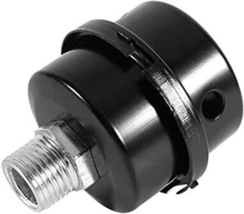 Luftkompressorfilter-Schalldämpfer, Gewindeschalldämpfer, Luftfilter, ölfreie Kompressoranschluss-Schalldämpfer (1/2" 20...