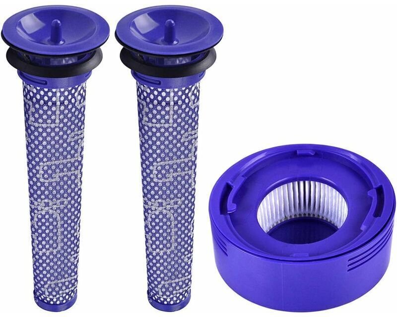 Filterset für Dyson V8 V7 Absolute Animal Staubsauger, HEPA-Filter-Ersatzzubehör von Fonepro