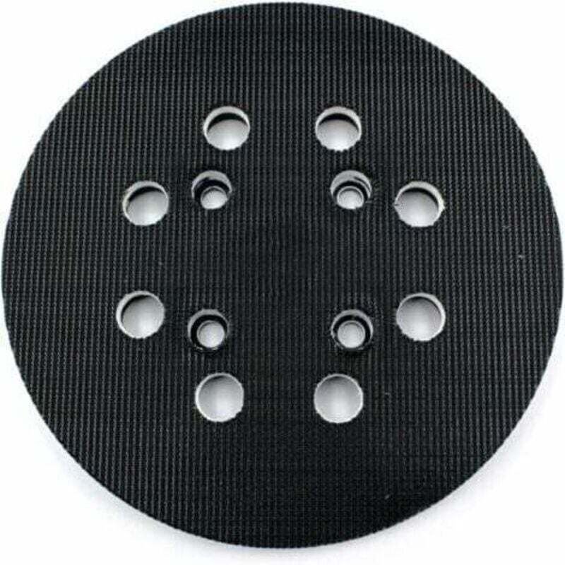 Schleifteller für Bosch (125 mm, mittlere Härte) mit Zubehörsystem für PEX 300/400 AE / 4000 AE / Advanced Orbit 18 Exze...