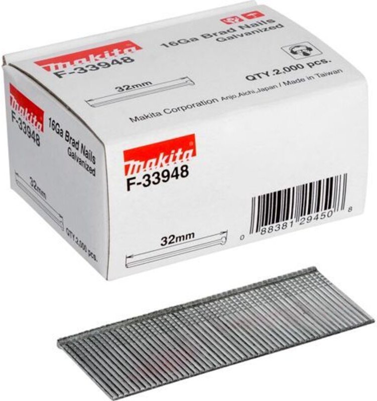 Stauchkopfnagel 1,6x32mm F-33948 2000 pcs. - Makita