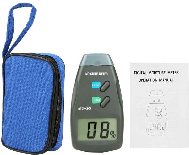 Vtizikl Testeur Humidité, Testeur Numérique Testeur Humidité Bois Portable à écran LCD Numérique HD Plage 5%-40% Précisi...