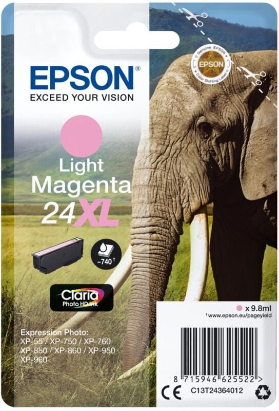 Epson Elephant C13T24364022 Druckerpatrone 1 Stück(e) Original Helle Magenta