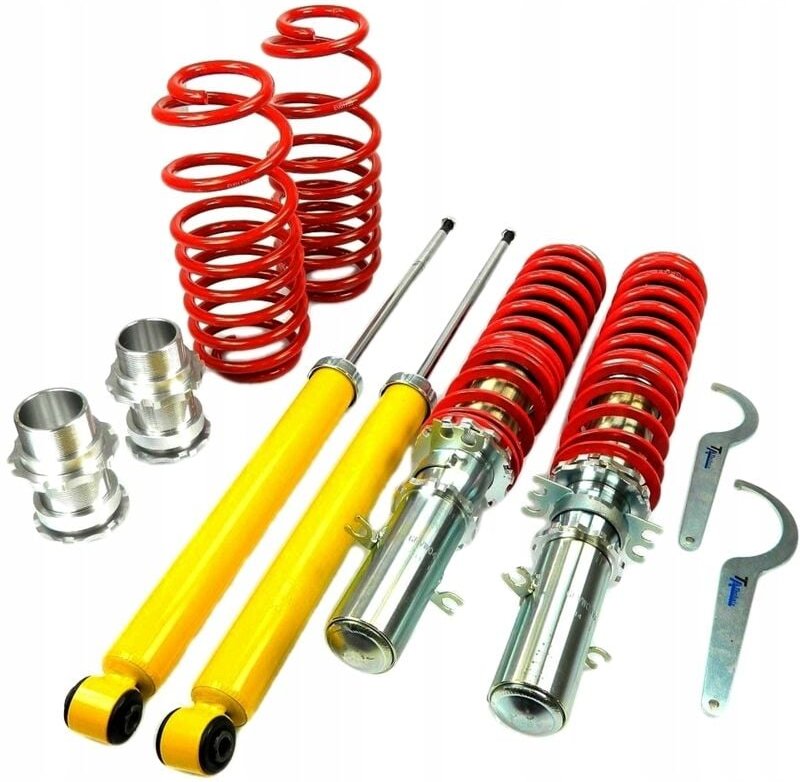 TA Technix Gewindefahrwerk passend für Audi A3 / Seat Leon, Toledo II / Skoda Octavia I / VW Bora, Golf IV, New Beetle