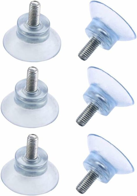 Saugnäpfe Ø 30 mm mit Gewinde M6x15mm ,6St