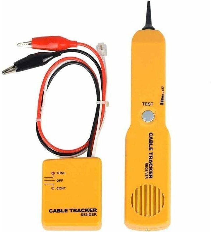 Stromkreistester, Kabelsuchgerät und Tongenerator, RJ-11-Stecker-Netzwerkkabeltester, Draht- und Kabelsuche und -ortung,...