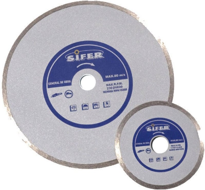 Thumbnail - Diamond Disc 115 Pad 7 mm durchgehend blau 14421 - Sifer