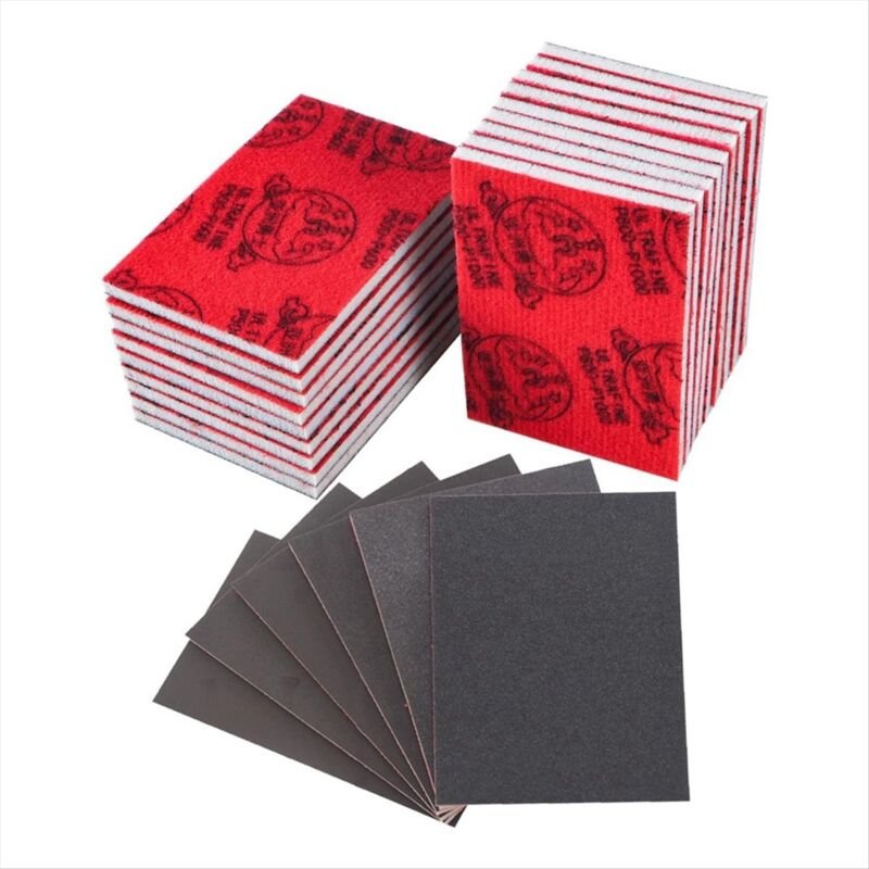 18er-Pack Schleifschwämme (Körnung 320–2500), extrafeine Schwammpads, weiche Schaumstoffblöcke für N