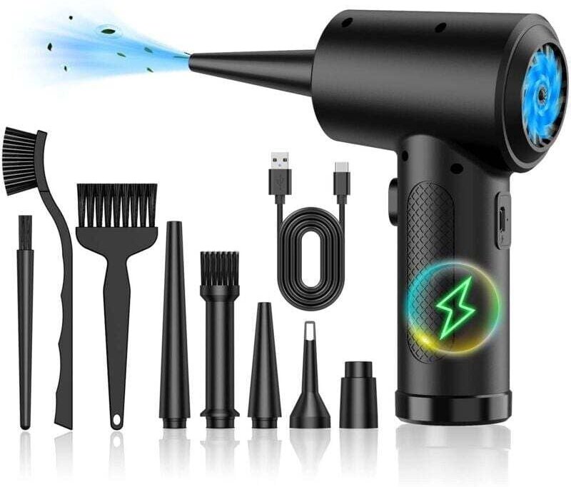 Druckluftgebläse, PC-Gebläse, leistungsstarke elektrische Staubwedel, Druckluftstaubwedel, elektrischer PC-Staubwedel, S...