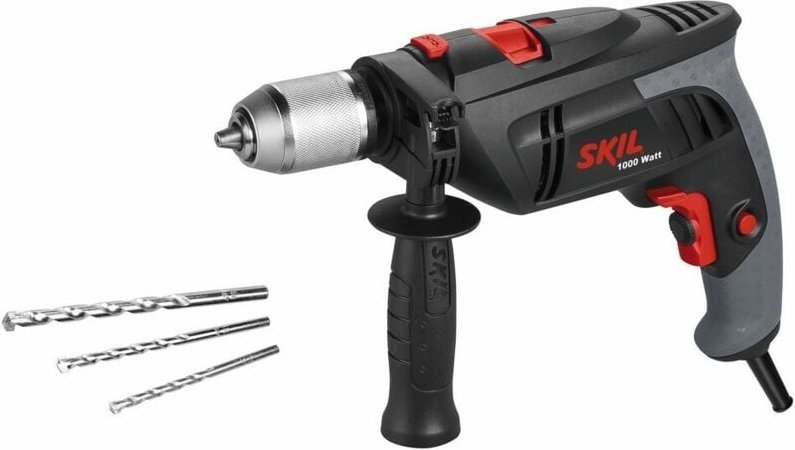 6398 aa Schlagbohrmaschine 1000 w Linkslauffunktion, Bohrfutter 13 mm - Skil