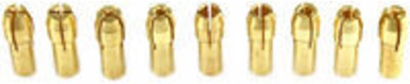 10 Stück Spannzangenfutter, 0,5–3,2 mm, Mini-Spannzangenfutter aus Messing, elektrische Spannfutter, Drehwerkzeugzubehör...