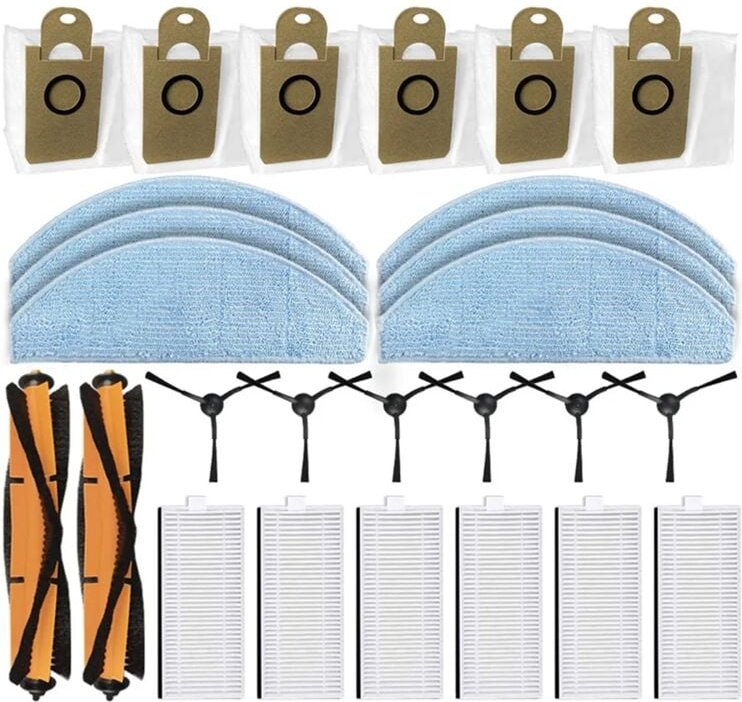 Für Minien Zubehör Wichtigsten Seite Pinsel Filter Mopp Tuch Staub Tasche