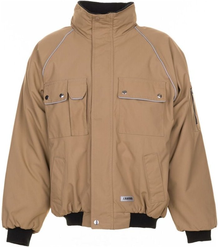 Planam Winterblouson Canvas 320 Gr. XL khaki/schwarz