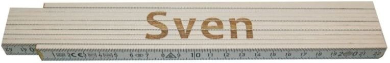 Zollstock Sven 2 m weiß Zollstock