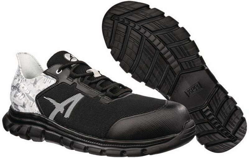 Sicherheitsschuh OCTANE GREY LOW Größe 44 schwarz/grau S1PL SR EN ISO 20345:2022 Mikrofaser