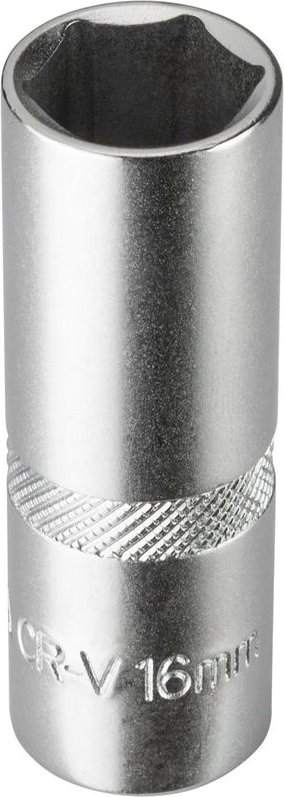 Stecknuss Sechskant 16mm 6 Kant 3/8' lang (cr-v)