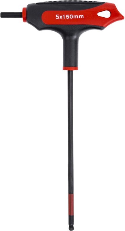 T-Griff-Schraubendreher, 6KT, sw 5 mm, als Kurz- oder Langklinke nutzbar, optimale Kraftübertragung - Stier