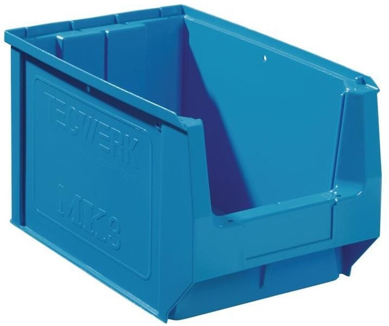 Sichtlagerkasten L350/300xB210xH200mm PE blau