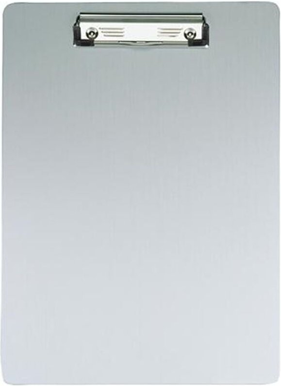 A4 Schreibplatte Alu m. Bügelklemme - Maul