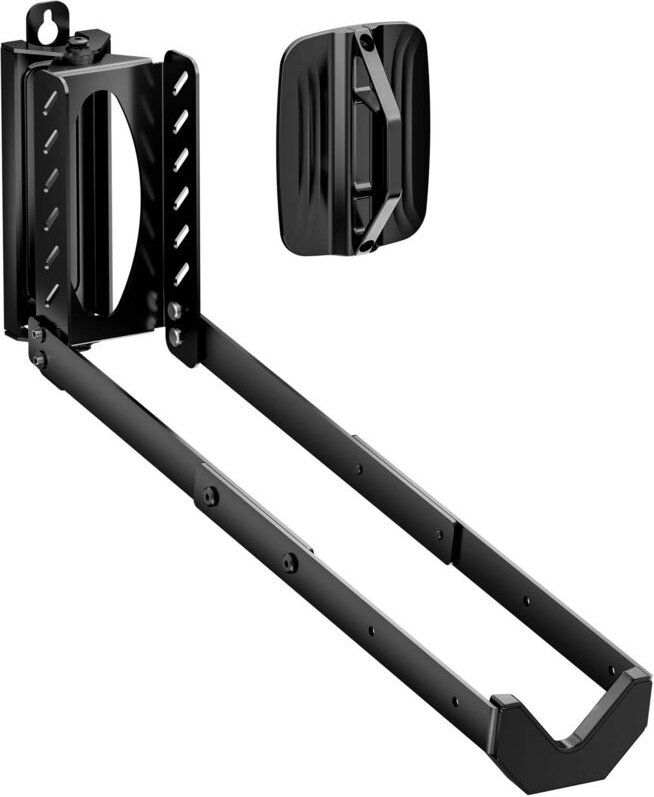 Wiltec - Fahrrad Wandhalterung 11,8 x 30,7-34 x 43,8-62,5 cm bis 35 kg, Fahrradhalterung universell, faltbare Fahrradauf...