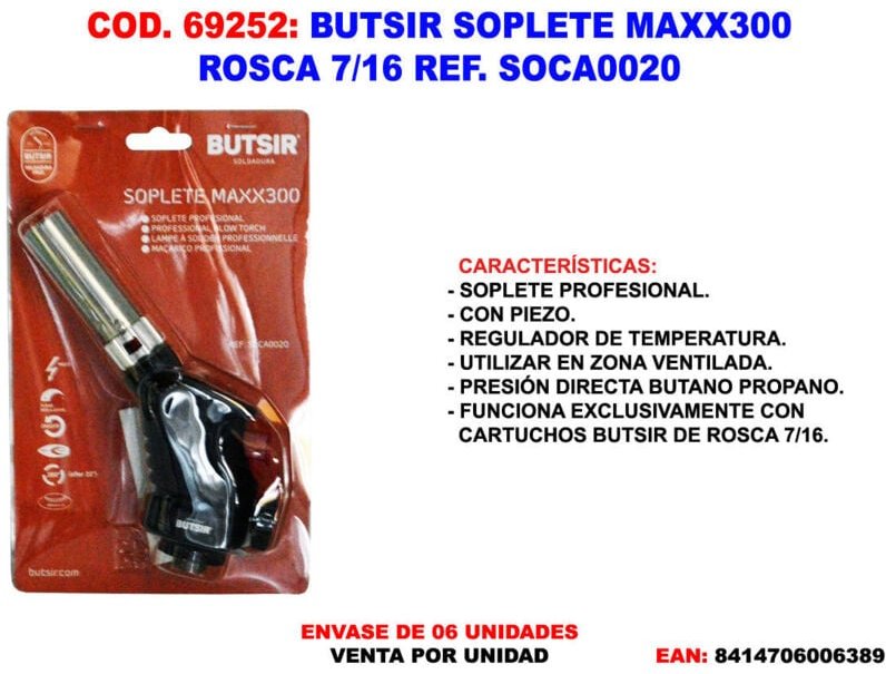 Maxx300 Taschenlampe 7/16 Gewinde Soca0020 - Butsir