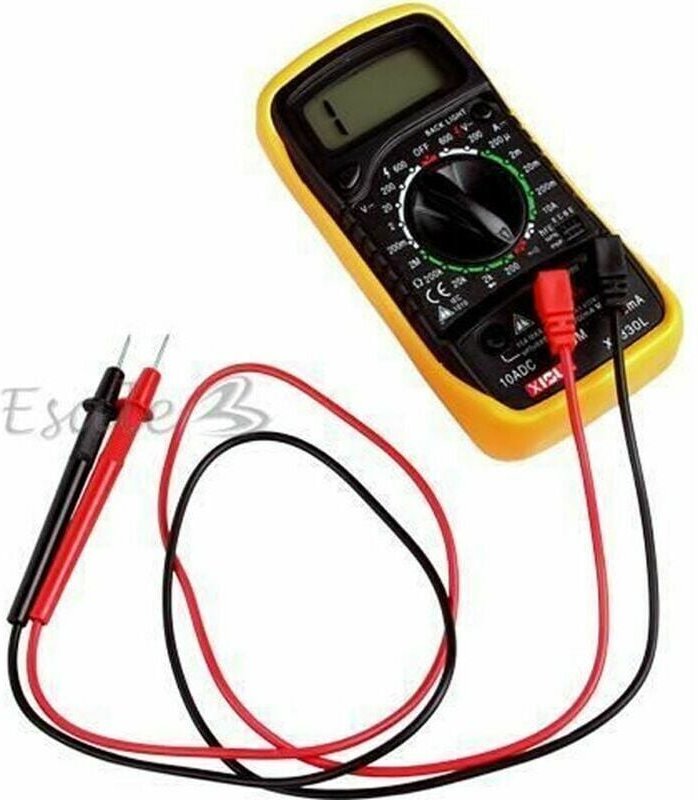 Aiperq - digitales multimeter ac/dc voltmeter amperemeter ohmmeter