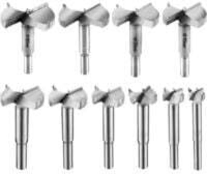 10 Stück Holzbohrer 15–60 mm, Hartmetall-Holzfräser, Holzbohrer, Formfräser, Holzbohrer, Holzbohrer 15 mm, 20 mm, 25 mm,...