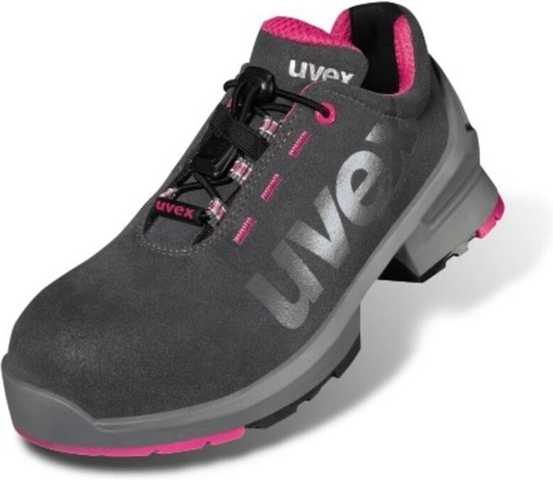 Uvex 1 Arbeitsschuhe - Sicherheitshalbschuhe S2 SRC ESD - Pink: 43