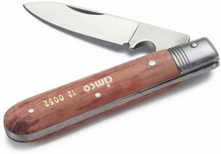 Thumbnail - Cimco Kabelmesser mit Holzschalen, Klinge und Schaber 1teilig