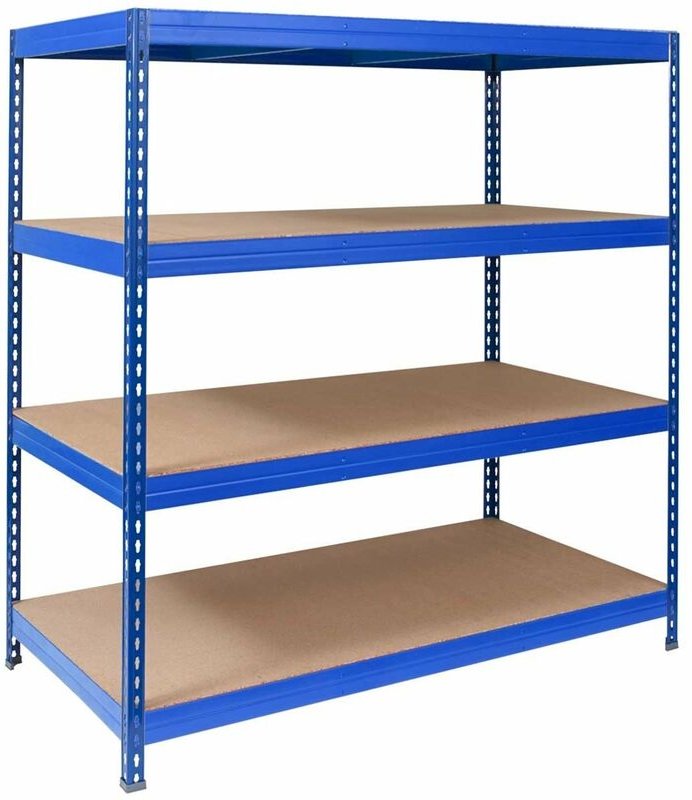 Weitspannregal Blau 160 x 150 x 80 cm