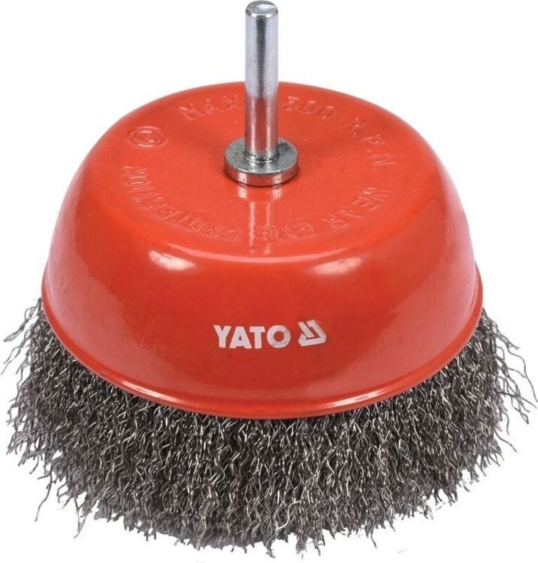 Frontbürste mit 100MM edelstahlschaft YT-47511 Yato