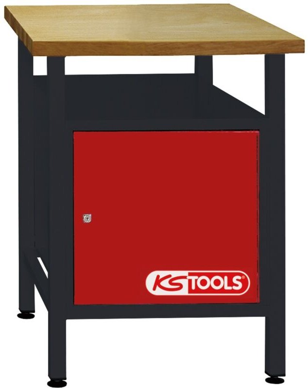 Werkbank mit 1 Tür, H840xB600xT600mm