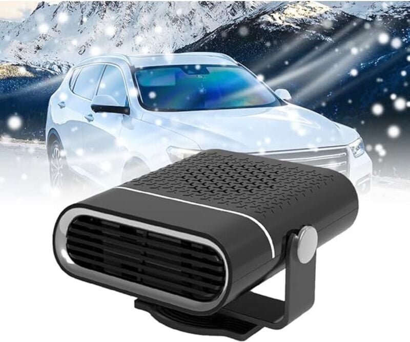 12V 150W Auto-Entfroster, Antibeschlag- und Entfroster, Auto-Entfroster mit 360° drehbarem Zigarettenanzünderstecker für...